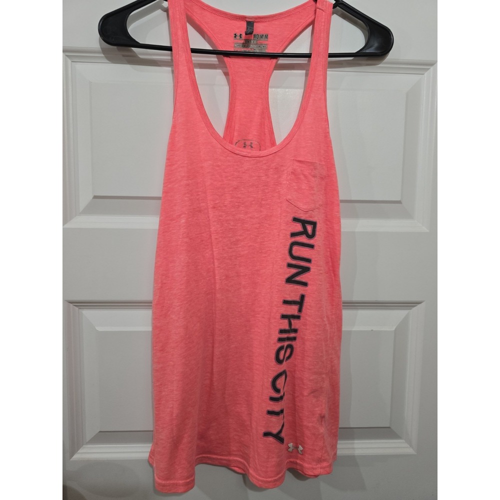 Under Armour Heat Gear Razor Back Tank Sz M